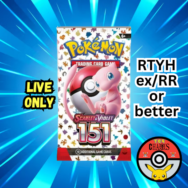 Pokemon TCG: Rip "Till You Hit" EX/RR or Better! - Live ONLY
