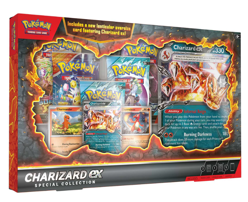 Pokémon TCG: Charizard ex Special Collection - PRE SALE