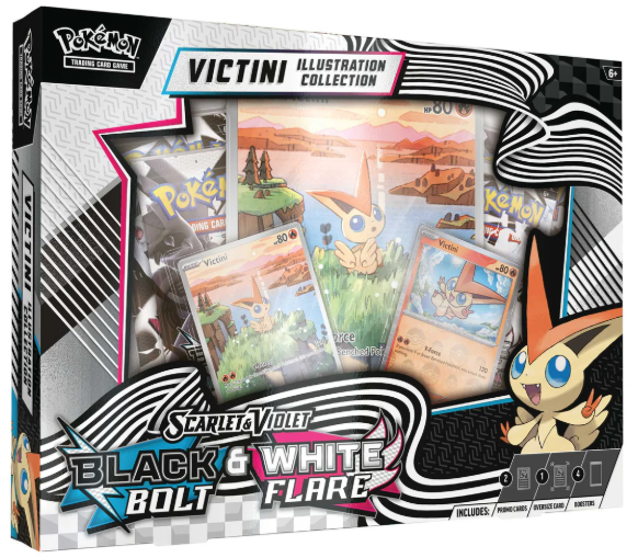 Pokémon TCG: Scarlet & Violet 10.5 - Black Bolt & White Flare Unova Victini Illustration Collection
