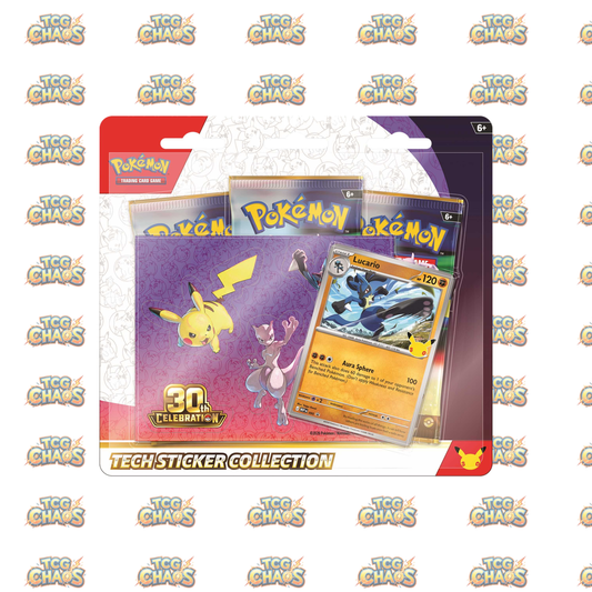 30th Celebration Tech Sticker Collection - Lucario