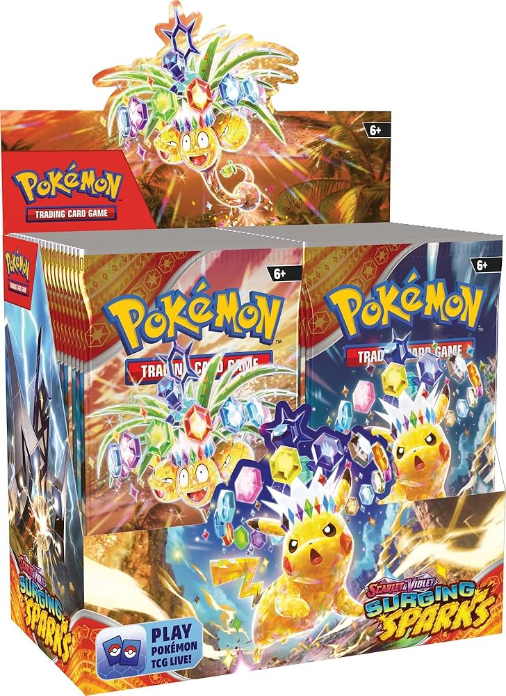 Pokemon TCG: SV08 Surging Sparks Booster Box (36 Packs) - *Awaiting Restock*